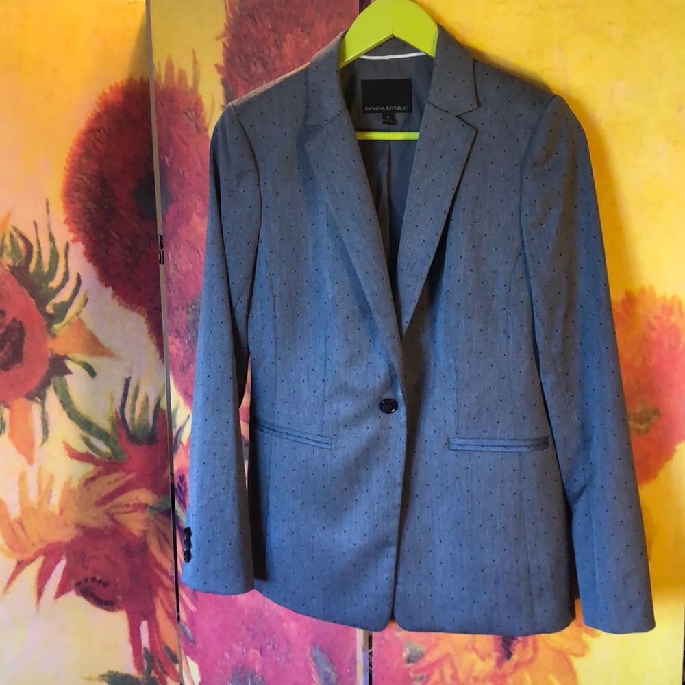 Banana Republic Polka Dot Blazer